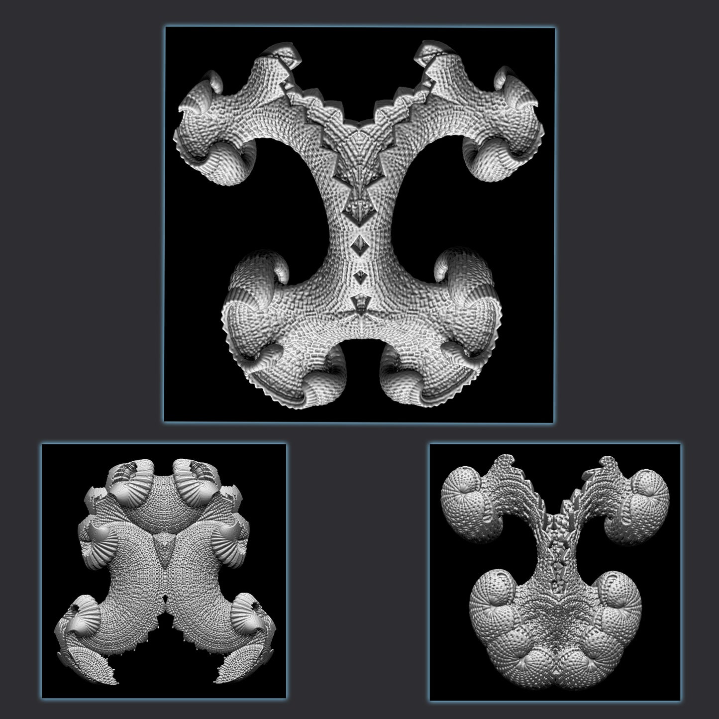 Alien fossil 3 Pack